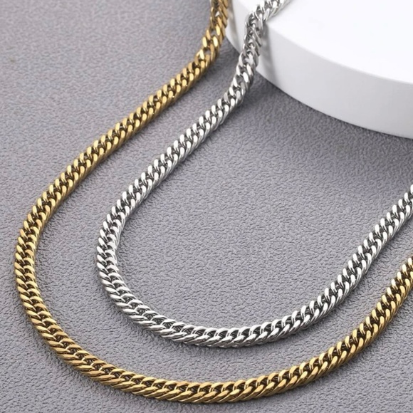 Other - Men Stainless Steel Chain Necklace